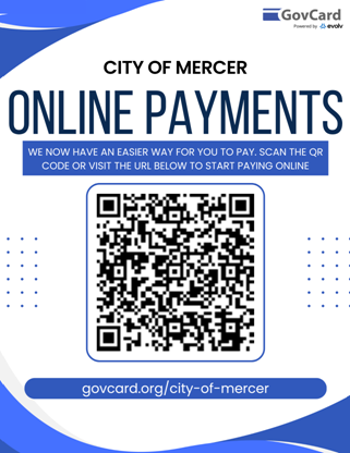 Online Payments for Water and Sewer.